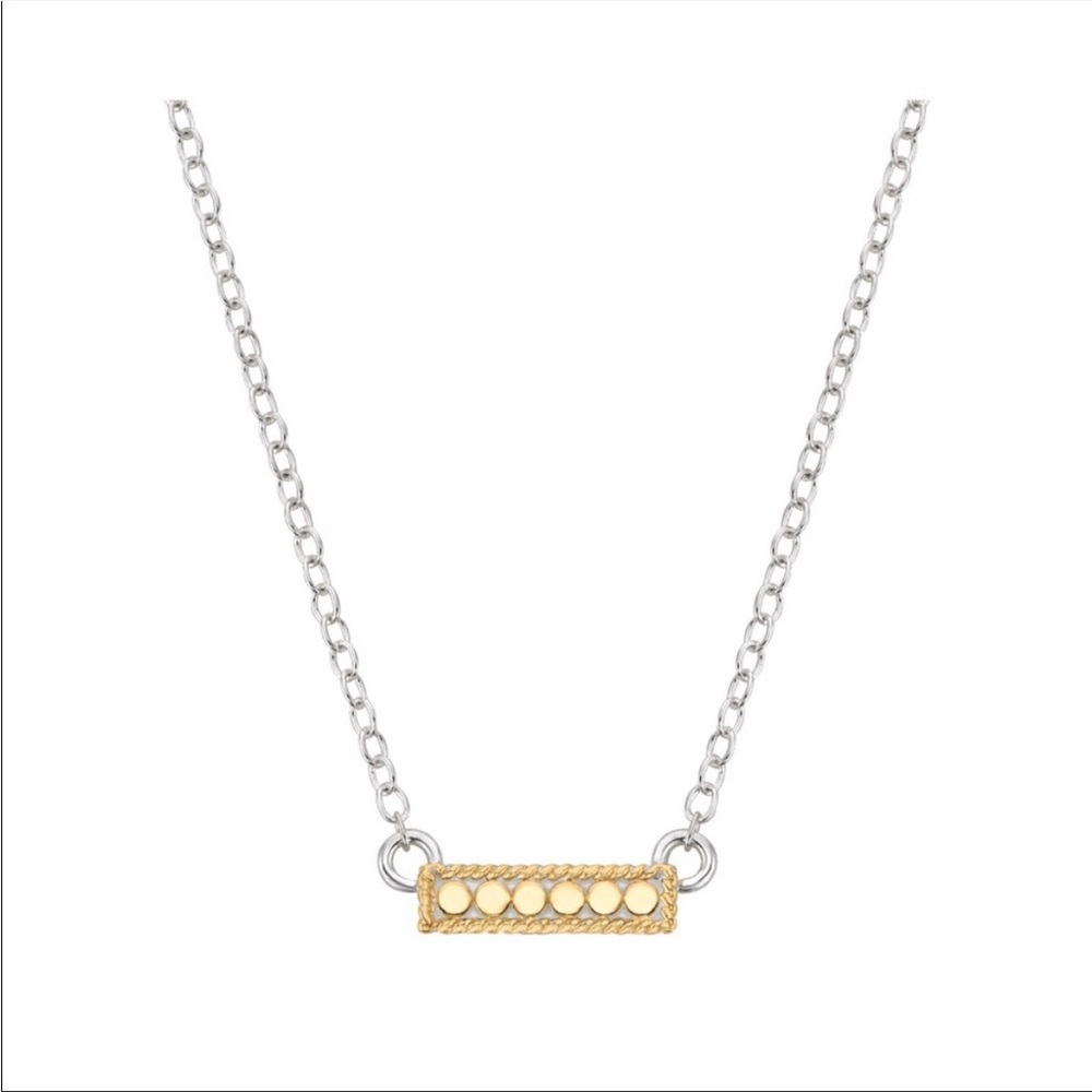 Anna Beck Silver and Gold Gili Pendant Necklace